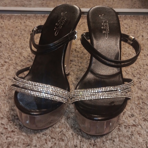 Clear platform heels - Picture 2 of 6